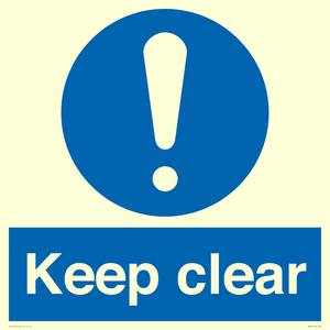 keep clear